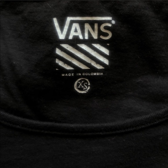 ‼️SOLD‼️ Vans • Women’s Crop Top T-Shirt 🖤 - Picture 3 of 4